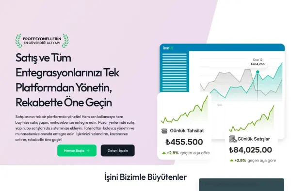 projesoft.com.tr masaüstü ekran görüntüsü