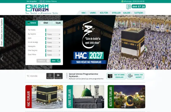 ikramturizm.com.tr masaüstü ekran görüntüsü
