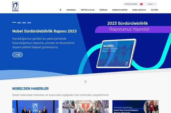 nobel.com.tr ekran görüntüsü