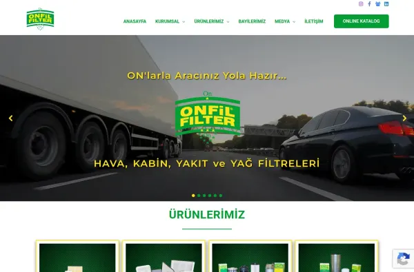 onfiltre.com.tr ekran görüntüsü