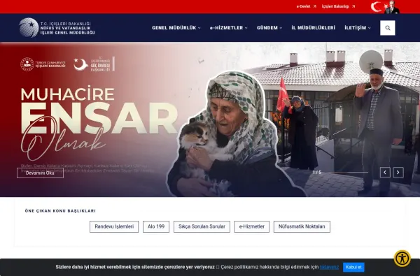 nvi.gov.tr masaüstü ekran görüntüsü