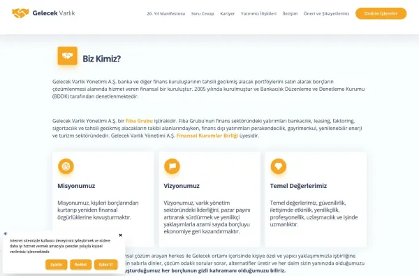 gelecekvarlik.com.tr masaüstü ekran görüntüsü