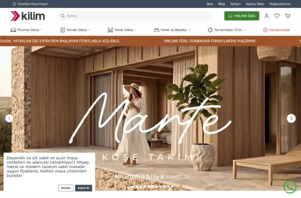 kilimmobilya.com.tr ekran görüntüsü