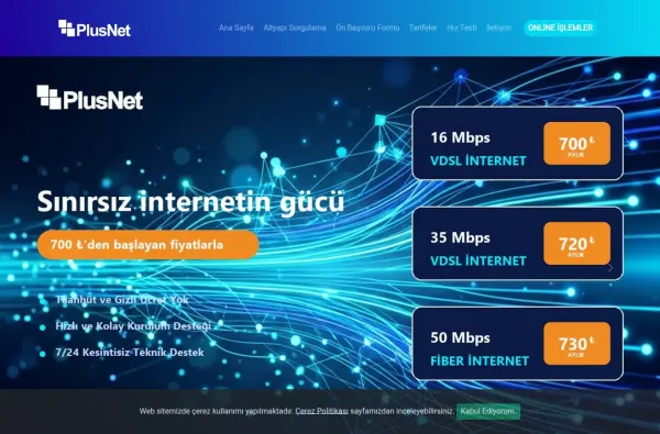 plusnet.com.tr ekran görüntüsü