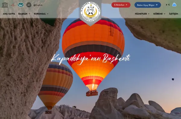 goreme.bel.tr ekran görüntüsü