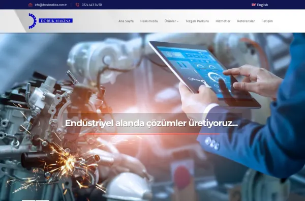 dorukmakina.com.tr masaüstü ekran görüntüsü