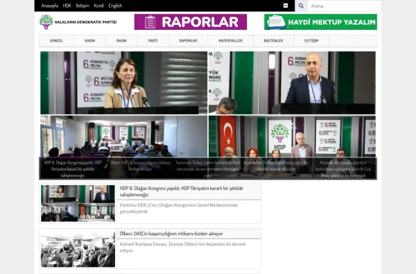 hdp.org.tr ekran görüntüsü
