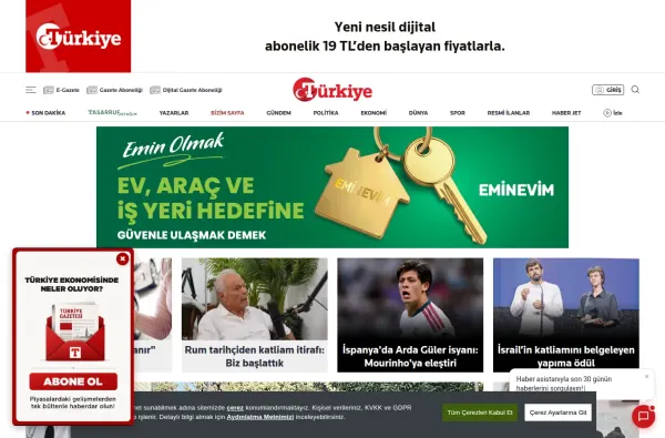 turkiyegazetesi.com.tr masaüstü ekran görüntüsü