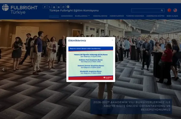 fulbright.org.tr ekran görüntüsü