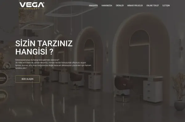 vegaconcept.com.tr masaüstü ekran görüntüsü