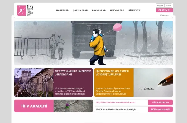 tihv.org.tr ekran görüntüsü