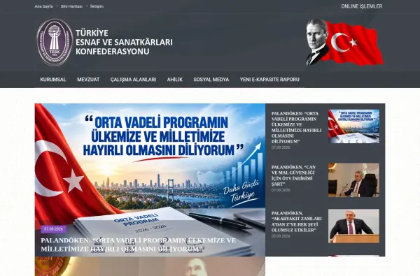 tesk.org.tr masaüstü ekran görüntüsü