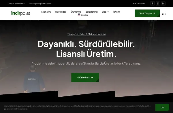 incirpalet.com.tr ekran görüntüsü