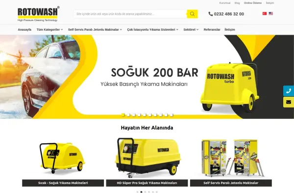rotowash.com.tr masaüstü ekran görüntüsü