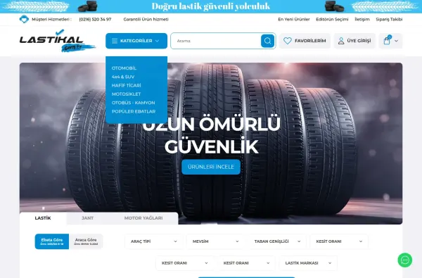 lastikal.com.tr masaüstü ekran görüntüsü