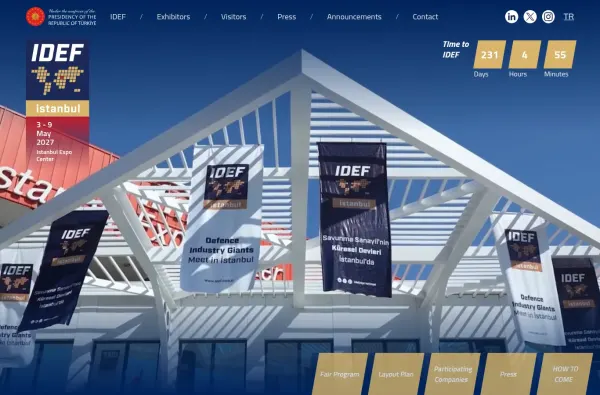 idef.com.tr ekran görüntüsü
