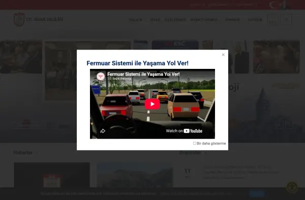 sivas.gov.tr ekran görüntüsü