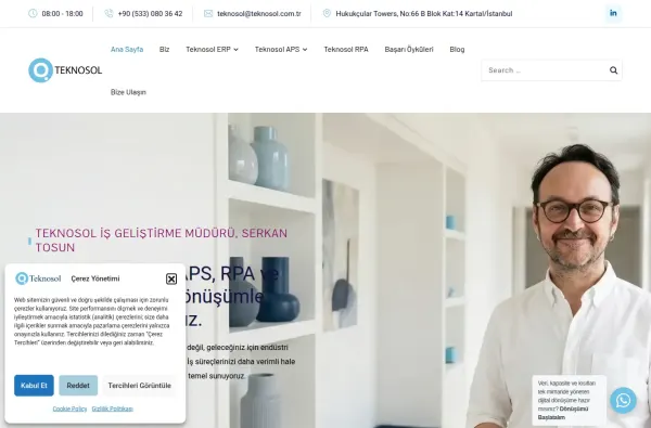 teknosol.com.tr ekran görüntüsü