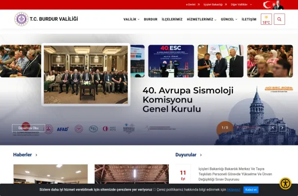burdur.gov.tr ekran görüntüsü