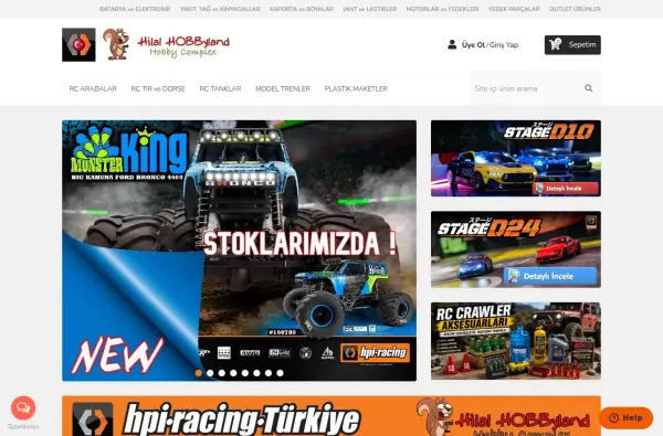 hilalhobbyland.com.tr masaüstü ekran görüntüsü