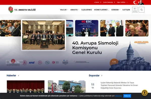 amasya.gov.tr ekran görüntüsü