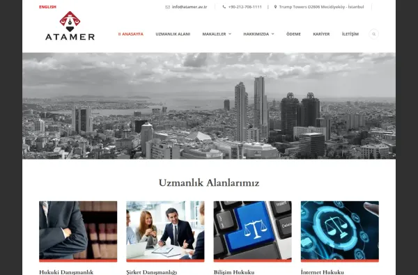 atamer.av.tr masaüstü ekran görüntüsü