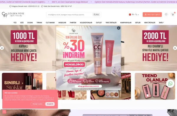 goldenrose.com.tr ekran görüntüsü