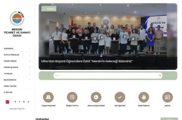 mtso.org.tr ekran görüntüsü