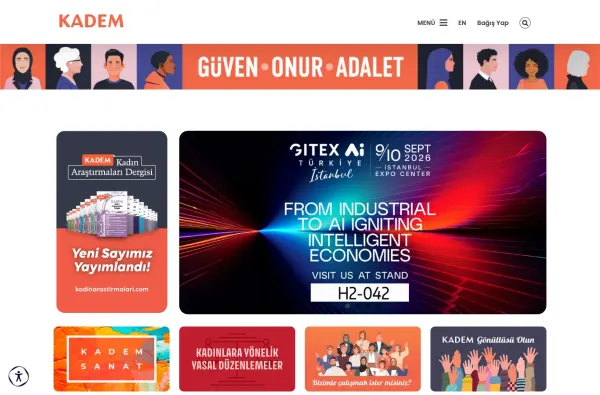 kadem.org.tr ekran görüntüsü