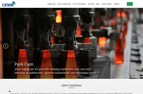 ciner.com.tr masaüstü ekran görüntüsü