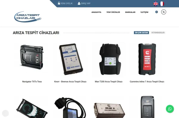 arizatespitcihazlari.com.tr ekran görüntüsü