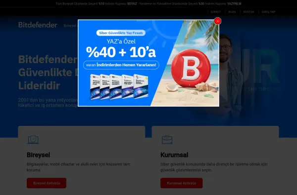 bitdefender.com.tr ekran görüntüsü