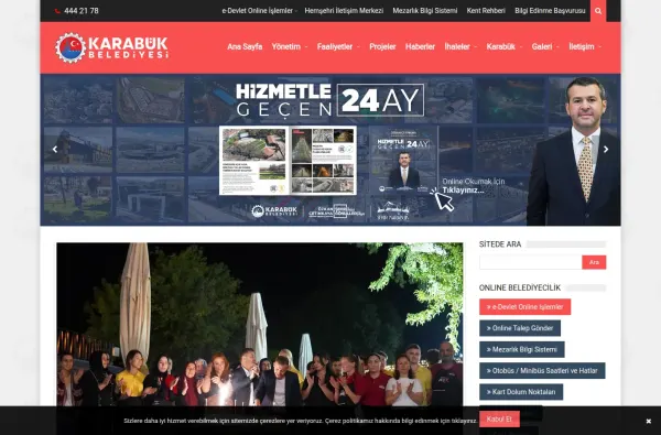 karabuk.bel.tr ekran görüntüsü