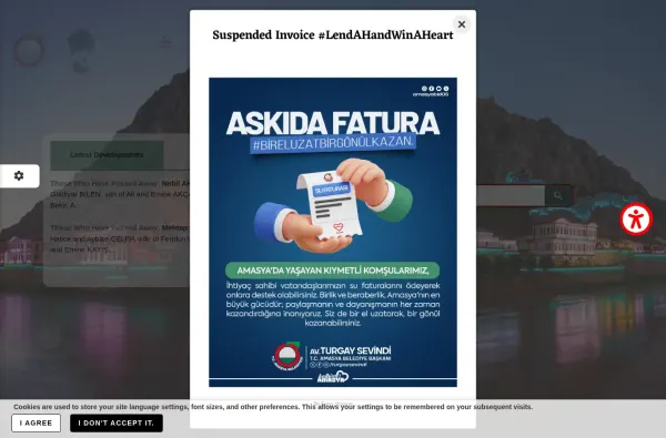 amasya.bel.tr masaüstü ekran görüntüsü