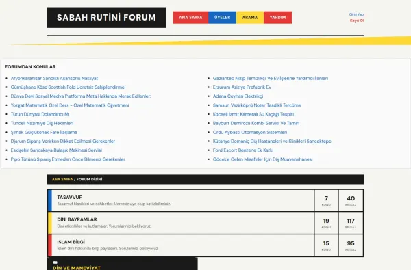 sabahrutiniforum.com.tr masaüstü ekran görüntüsü