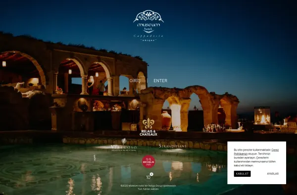 museumhotel.com.tr ekran görüntüsü