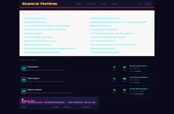 alisverisplatformu.com.tr ekran görüntüsü