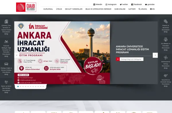 oaib.org.tr ekran görüntüsü