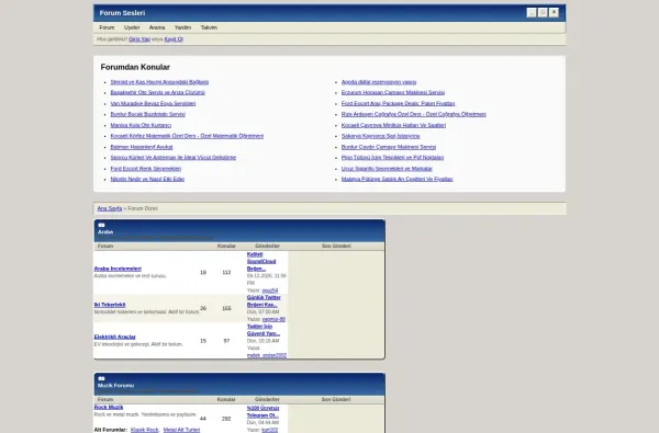 forumsesleri.com.tr ekran görüntüsü
