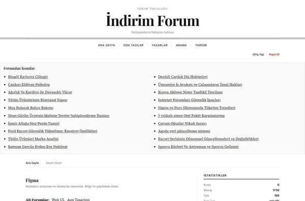 indirimforum.com.tr masaüstü ekran görüntüsü