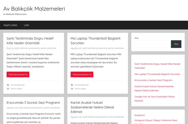 avbalikcilikmalzemeleri.com.tr masaüstü ekran görüntüsü