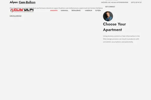 gunyapi.com.tr ekran görüntüsü