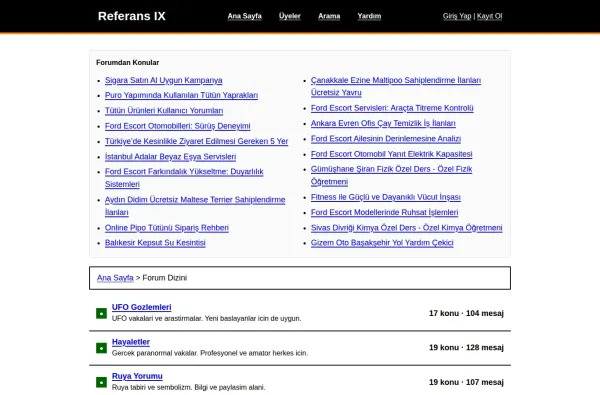 referansix.com.tr ekran görüntüsü
