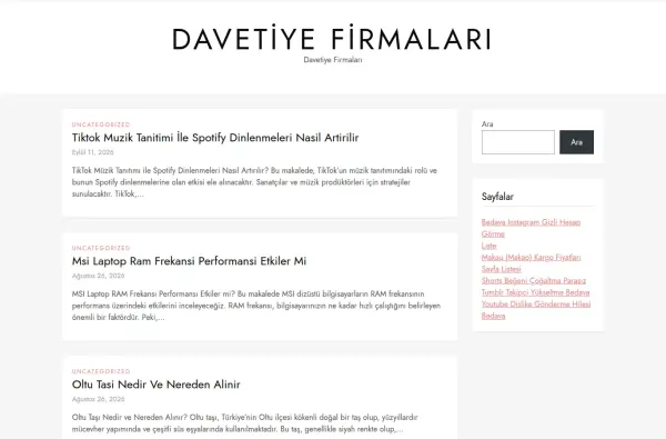 davetiyefirmalari.com.tr masaüstü ekran görüntüsü