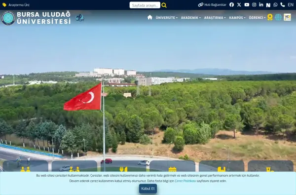 uludag.edu.tr masaüstü ekran görüntüsü