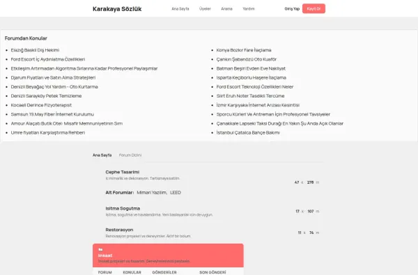 karakayasozluk.com.tr ekran görüntüsü