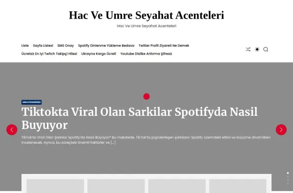 hacveumreseyahatacenteleri.com.tr masaüstü ekran görüntüsü