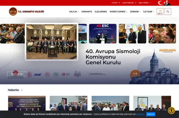 osmaniye.gov.tr masaüstü ekran görüntüsü