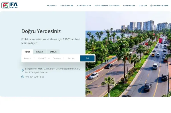 faemlak.com.tr ekran görüntüsü