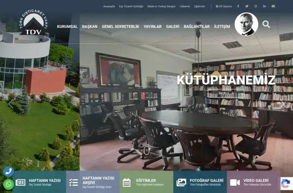 tdv.org.tr ekran görüntüsü